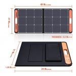 Jackery SolarSaga 100W JKY-SOLAR100W 太陽能板：24.3%高效轉換、輕便可折疊、IP65防水